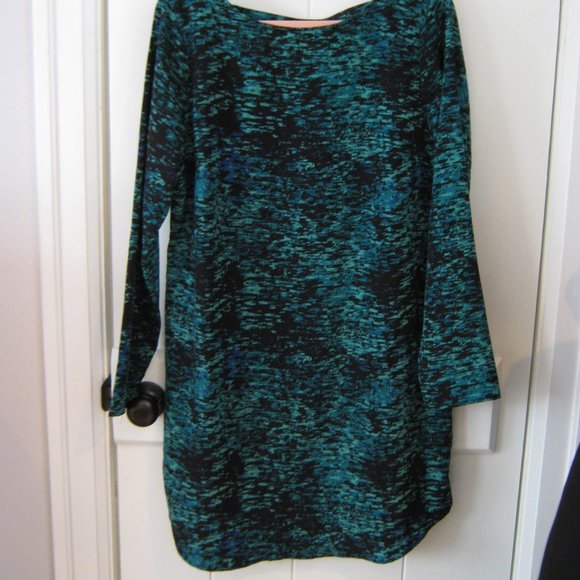 Gap Black/Green/Team Tunic Blouse/Dress - Picture 2 of 4